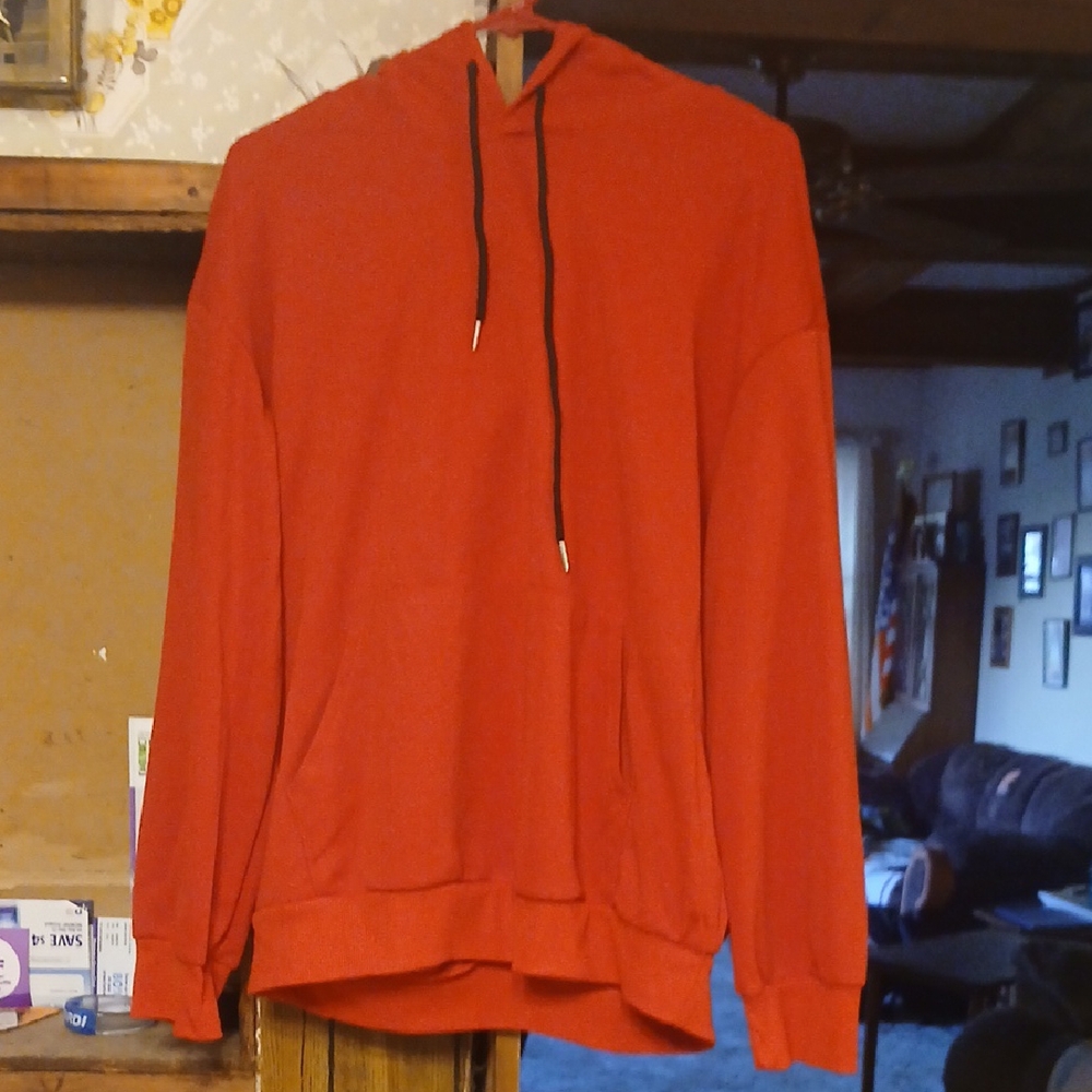 Red Hoodie Sweatshirt